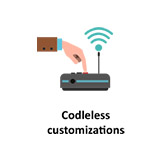 Codeless customizations